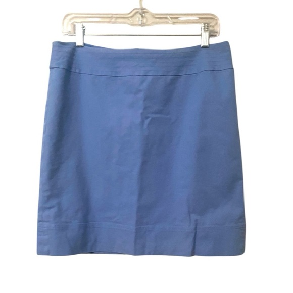 Talbots Classic Blue Women's Cotton Skirt - Picture 1 of 5